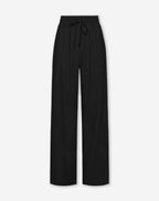 NIA LINEN PANTALON PETITE BLACK