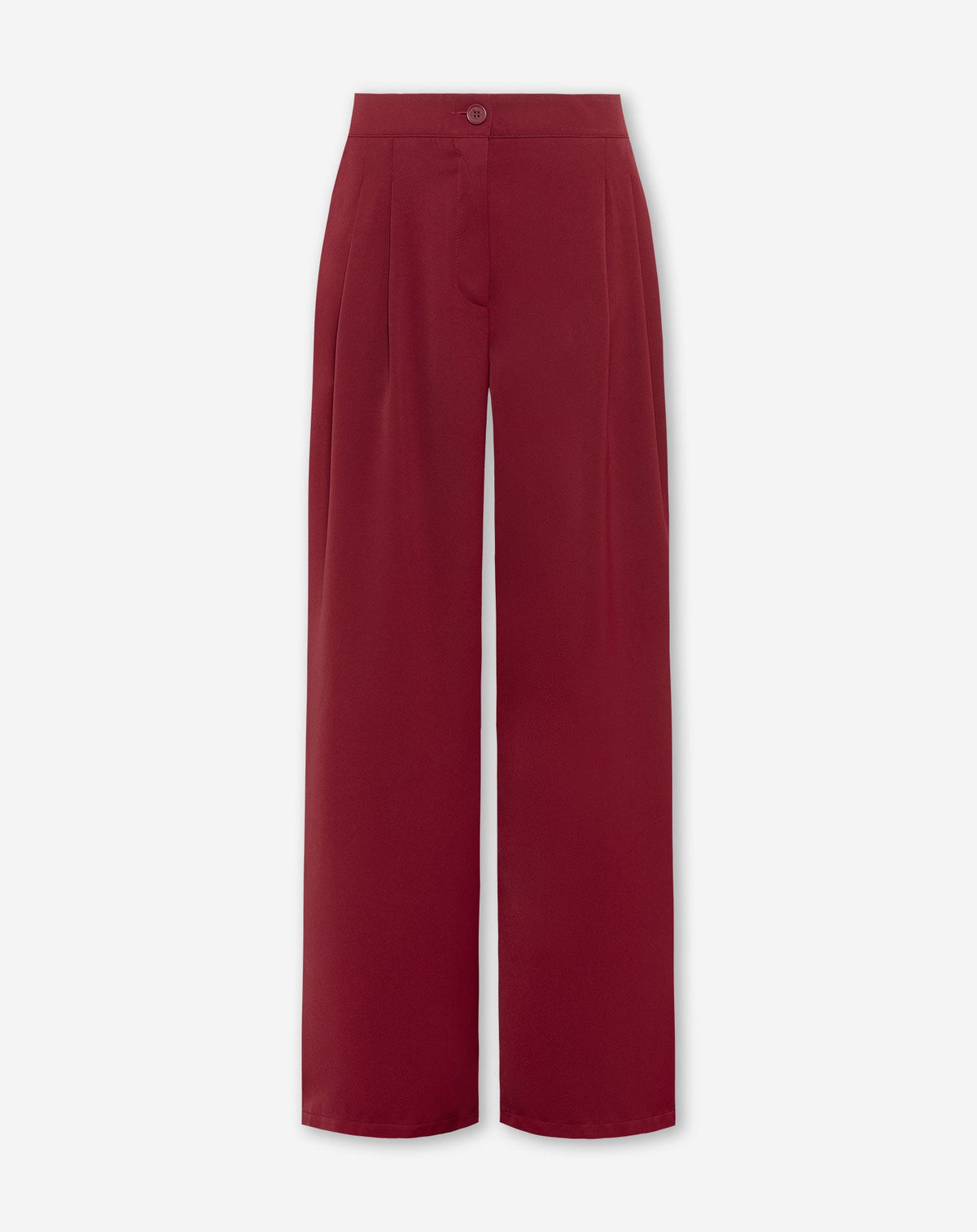 FLO WIDE LEG PLEAT PANTALON PETITE BORDEAUX