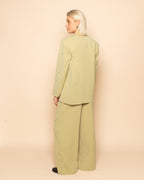 FLO BUBBLE STUD STRAIGHT LEG ANTALON PETITE LIGHT OLIVE